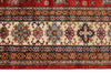 9x11 Red and Ivory Kazak Tribal Rug