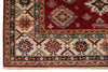 8x10 Red and Ivory Kazak Tribal Rug