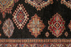 7x9 Brown and Multicolor Kazak Tribal Rug