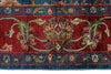 7x10 Navy and Red Anatolian Traditional Rug