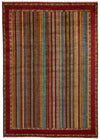 7x10 Red and Multicolor Turkish Tribal Rug