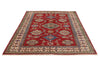 6x8 Red and Ivory Anatolian Traditional Rug