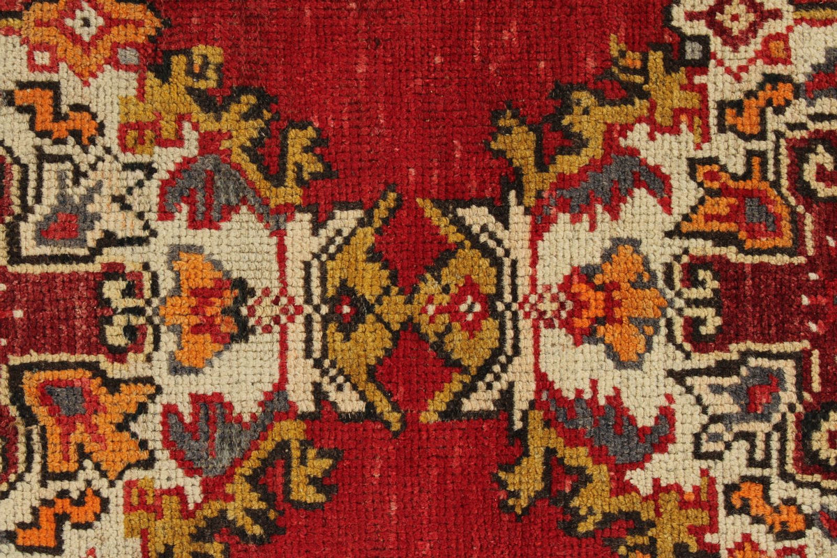 3x10 Red and Rust Turkish Tribal Runner