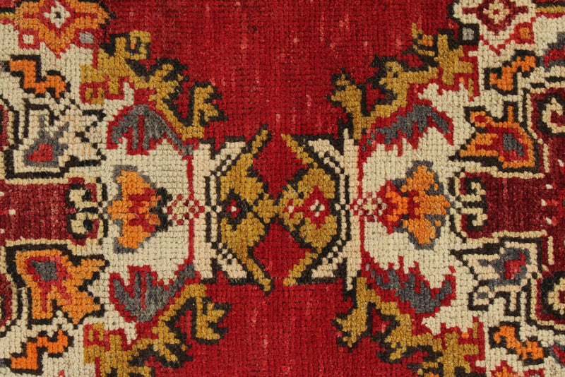 3x10 Red and Rust Turkish Tribal Runner
