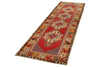 3x10 Red and Rust Turkish Tribal Runner