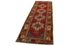 3x10 Red and Rust Turkish Tribal Runner