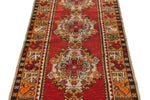 3x10 Red and Rust Turkish Tribal Runner