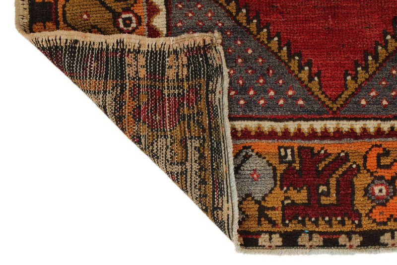 3x10 Red and Rust Turkish Tribal Runner