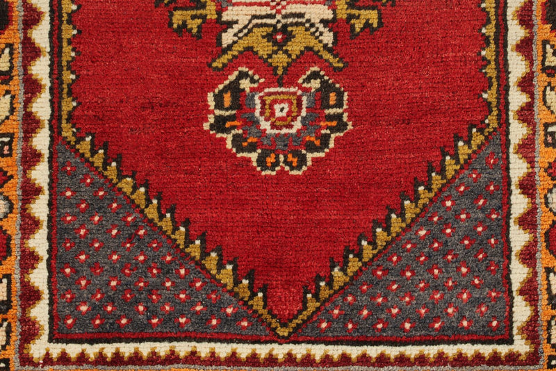 3x10 Red and Rust Turkish Tribal Runner