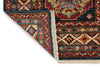 3x7 Navy and Ivory Kazak Tribal Runner