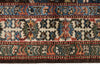 4x6 Brown and Ivory Kazak Tribal Rug