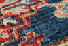 3x10 Navy and Red Kazak Tribal Runner