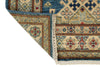 3x10 Blue and Ivory Kazak Tribal Runner