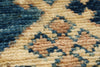 3x10 Blue and Ivory Kazak Tribal Runner