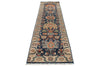 3x10 Navy and Ivory Anatolian Persian Runner