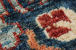3x10 Navy and Ivory Anatolian Persian Runner