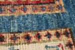 3x10 Multicolor and Light Blue Turkish Persian Runner