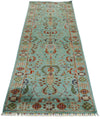 3x10 Blue and Multicolor Turkish Tribal Runner