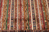 5x6 Multicolor and Red Turkish Tribal Rug