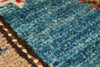 3x29 Light Blue and Red Kazak Tribal Runner