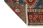 3x21 Light Blue and Red Kazak Tribal Runner