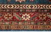 3x21 Light Blue and Red Kazak Tribal Runner