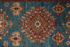 3x20 Light Blue and Ivory Kazak Tribal Runner