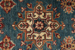 3x20 Light Blue and Ivory Kazak Tribal Runner