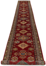 3x20 Red and Ivory Kazak Tribal Runner