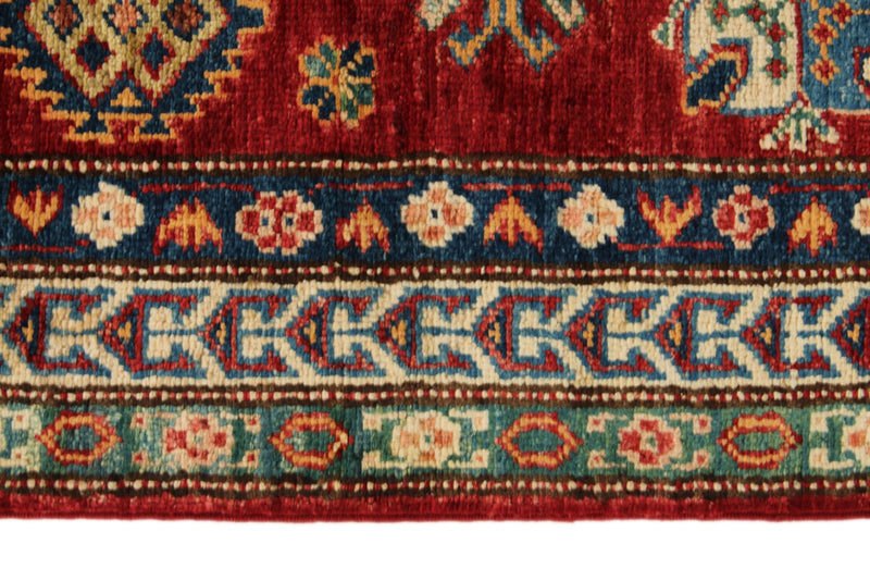 3x20 Red and Ivory Kazak Tribal Runner