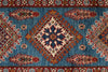 3x24 Light Blue and Ivory Kazak Tribal Runner