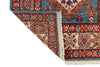 3x24 Light Blue and Ivory Kazak Tribal Runner