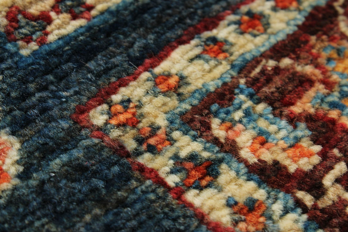 3x22 Navy and Multicolor Persian Runner