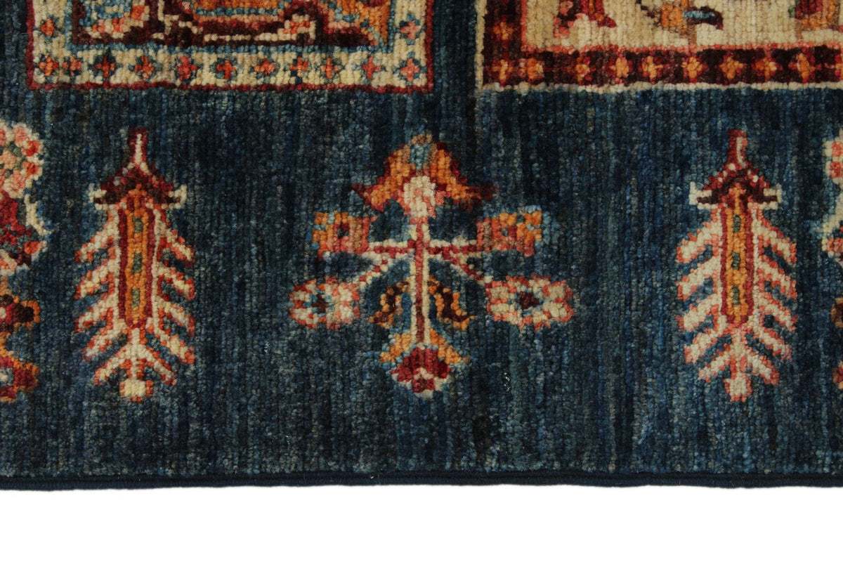 3x22 Navy and Multicolor Persian Runner