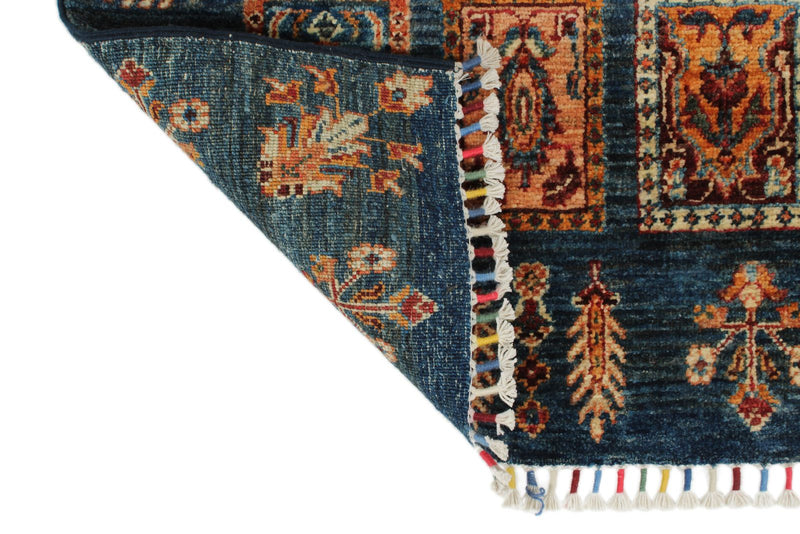 3x22 Navy and Multicolor Persian Runner