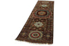 3x10 Brown and Multicolor Turkish Tribal Runner