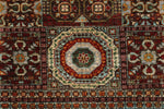 3x9 Brown and Multicolor Turkish Tribal Rug