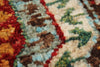 3x9 Brown and Multicolor Turkish Tribal Rug