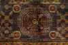 5x7 Multicolor and Gray Turkish Tribal Rug