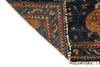 3x8 Navy and Multicolor Turkish Tribal Runner