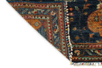 3x8 Navy and Multicolor Turkish Tribal Runner