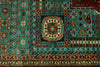 8x11 Turquoıse and Red Turkish Tribal Rug