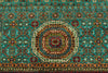 8x11 Turquoıse and Red Turkish Tribal Rug