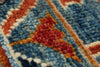 12x15 Light Blue and Multicolor Turkish Tribal Rug