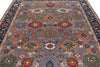 8x10 Gray and Navy Anatolian Traditional Rug