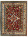 10x13 Red and Ivory Anatolian Persian Rug