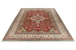 10x13 Red and Ivory Anatolian Persian Rug