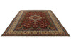 10x13 Red and Ivory Anatolian Persian Rug