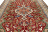 10x13 Red and Ivory Anatolian Persian Rug