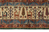 10x13 Red and Ivory Anatolian Persian Rug